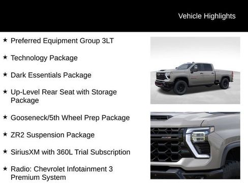 New 2026 Chevrolet Silverado 2500 ZR2 AWD/4WD image 17