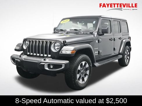 Used 2021 Jeep Wrangler Unlimited Sahara AWD/4WD image 1