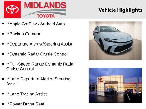 Used 2025 Toyota Camry SE w/ Multimedia Upgrade Package image 2