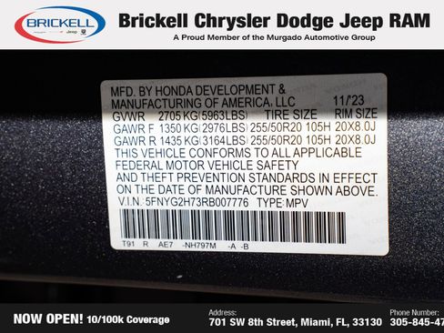 Used 2024 Honda Pilot Touring image 40