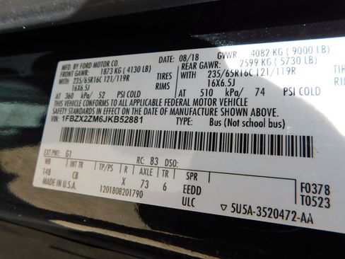 Used 2018 Ford Transit 350 XL RWD image 17