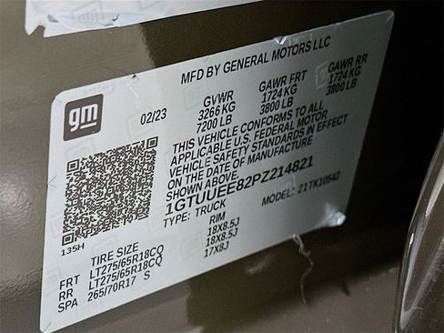 Certified 2023 GMC Sierra 1500 AT4 w/ AT4 Preferred Package image 34