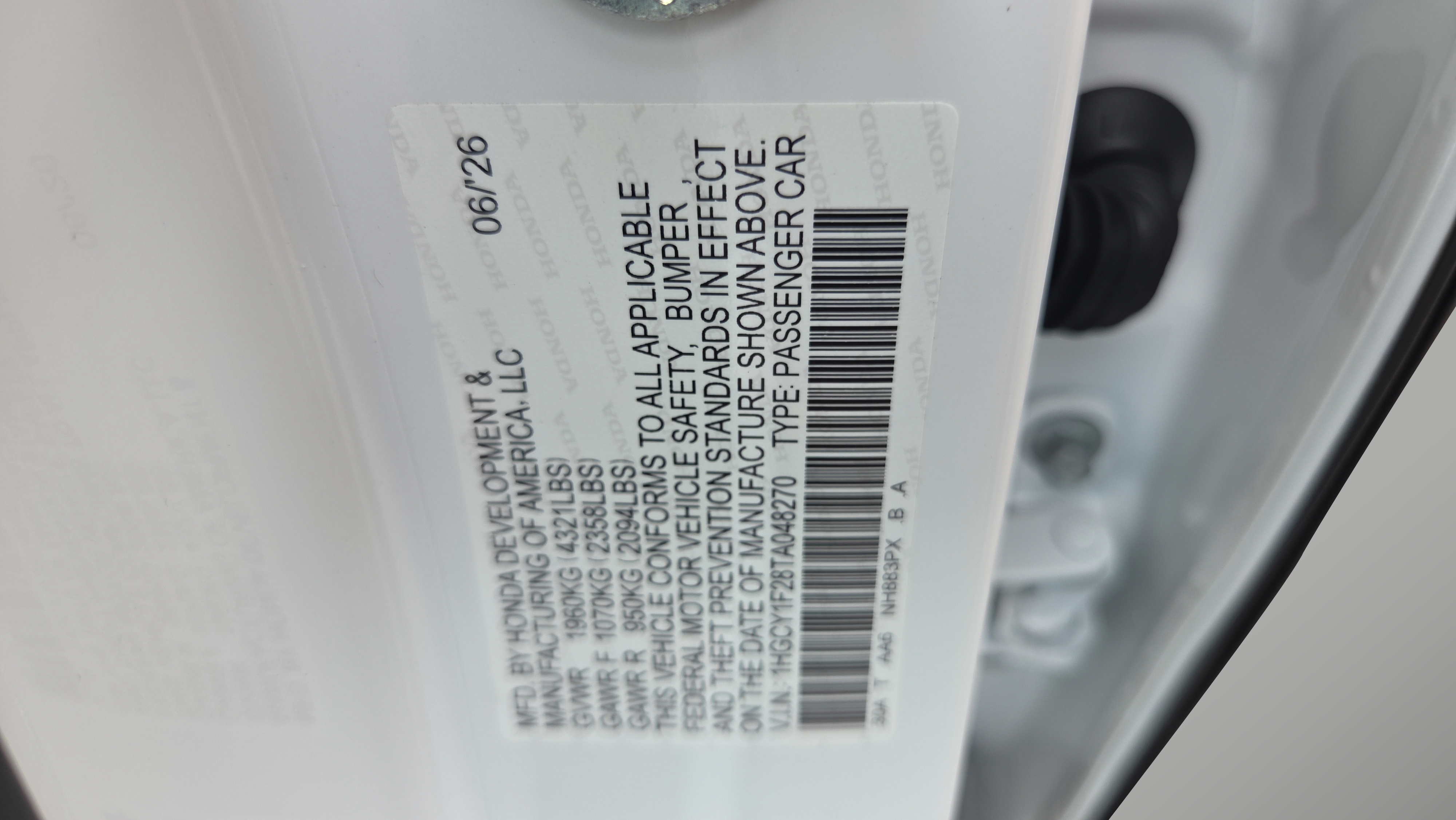 New 2026 Honda Accord LX image 17