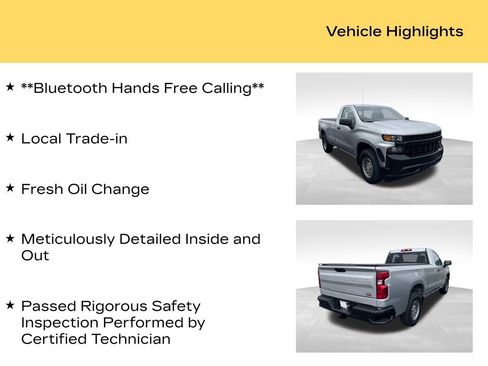 Used 2019 Chevrolet Silverado 1500 W/T w/ WT Convenience Package image 13