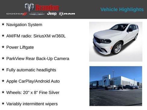 New 2026 Dodge Durango GT AWD/4WD image 2