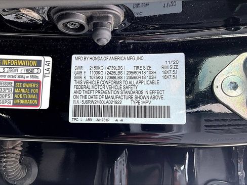 Used 2020 Honda CR-V EX-L image 16