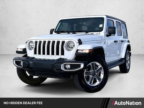 Used 2022 Jeep Wrangler Unlimited Sahara AWD/4WD image 1