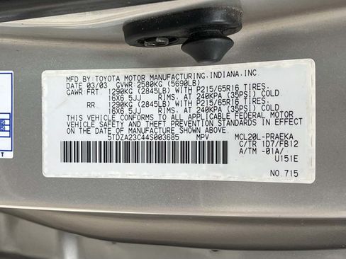 Used 2004 Toyota Sienna LE FWD image 36