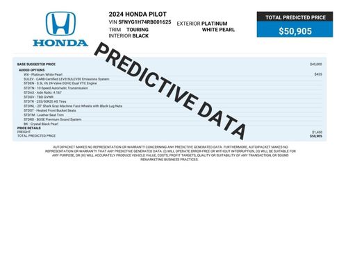 Used 2024 Honda Pilot Touring image 2