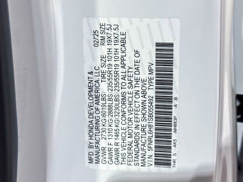 Used 2025 Honda Odyssey Touring image 22