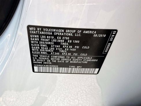 Used 2019 Volkswagen Atlas SE w/ Towing Package AWD/4WD image 20