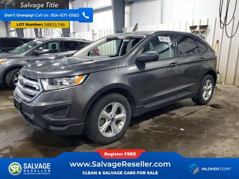 Used 2017 Ford Edge SE AWD/4WD image 1