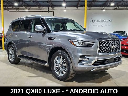 Used 2021 INFINITI QX80 Luxe RWD image 3