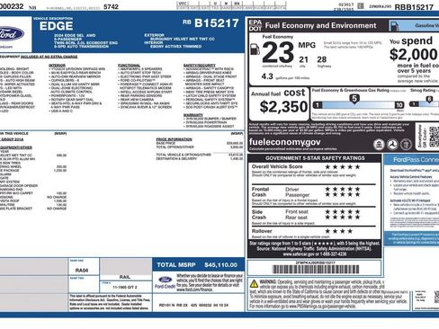 Used 2024 Ford Edge SEL w/ Convenience Package AWD/4WD image 3
