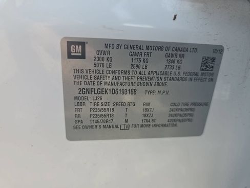 Certified 2013 Chevrolet Equinox LTZ AWD/4WD image 37