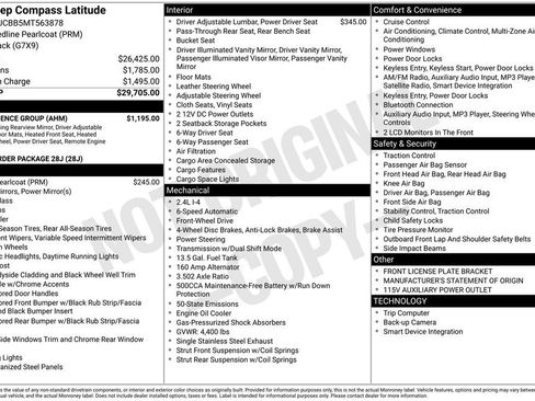 Used 2021 Jeep Compass Latitude w/ Convenience Group image 29