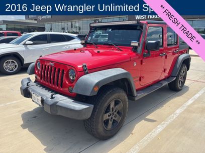 Used 2016 Jeep Wrangler Unlimited Sport w/ Quick Order Package 24S