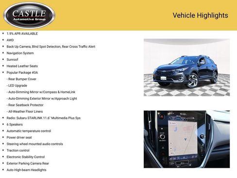 Used 2024 Subaru Crosstrek 2.5i Limited w/ Popular Package #3A image 4