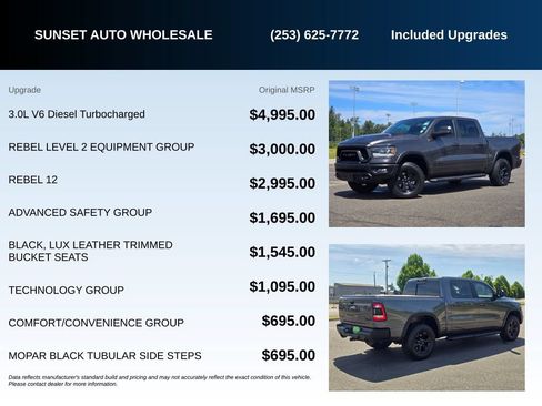 Used 2021 RAM 1500 Rebel w/ Rebel Level 2 Equipment Group AWD/4WD image 22