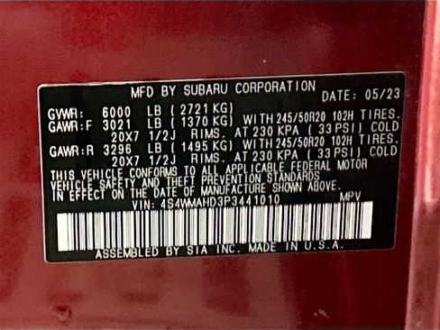 Used 2023 Subaru Ascent Onyx Edition image 34