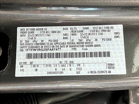 Used 2025 Ford F150 Raptor image 35