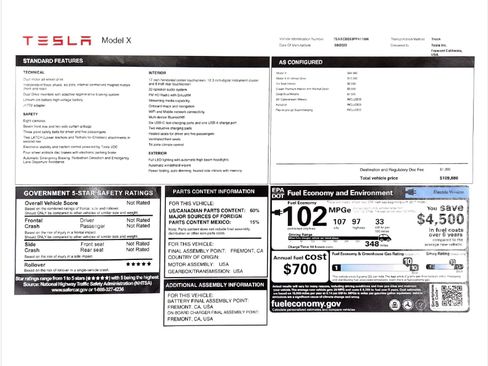 Used 2023 Tesla Model X image 79