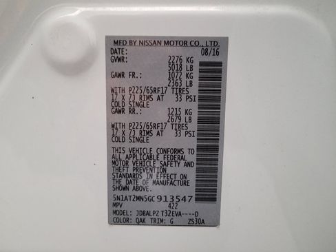 Used 2016 Nissan Rogue S w/ S Family Package FWD image 33