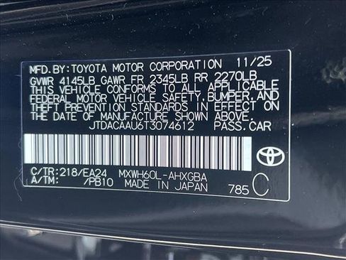 New 2026 Toyota Prius Nightshade image 20