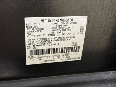 Used 2019 Ford Explorer Limited w/ Class III Trailer Tow Package FWD image 29