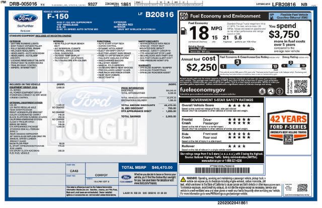 Used 2020 Ford F150 XL w/ Equipment Group 101A Mid AWD/4WD image 32