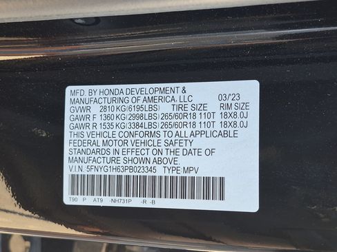 Used 2023 Honda Pilot TrailSport image 33