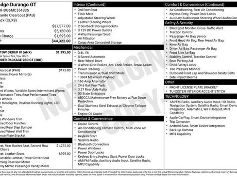 Used 2021 Dodge Durango GT w/ Trailer Tow Group IV image 15