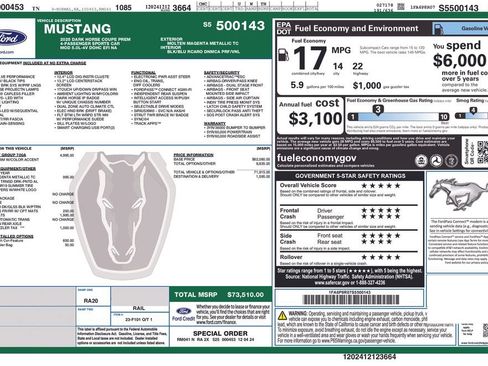 New 2025 Ford Mustang Dark Horse RWD image 50