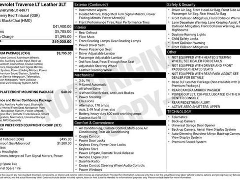 Used 2022 Chevrolet Traverse LT w/ LT Premium Package image 4