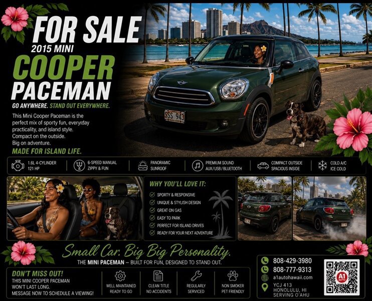 Used 2015 MINI Cooper Paceman FWD image 1
