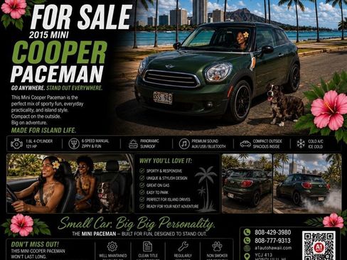 Used 2015 MINI Cooper Paceman FWD image 1