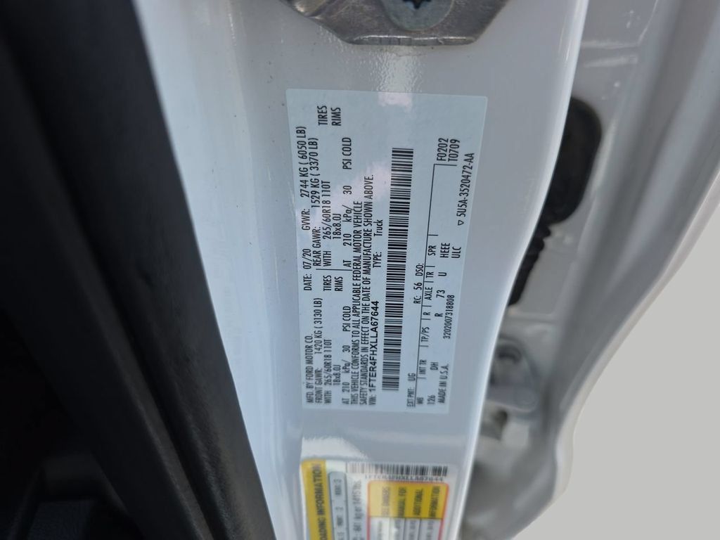 Used 2020 Ford Ranger Lariat w/ Equipment Group 501A Mid AWD/4WD image 28