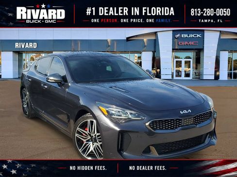 Used 2022 Kia Stinger GT1 w/ Red Interior Color Package RWD image 1