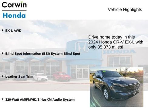 Used 2024 Honda CR-V EX-L image 6