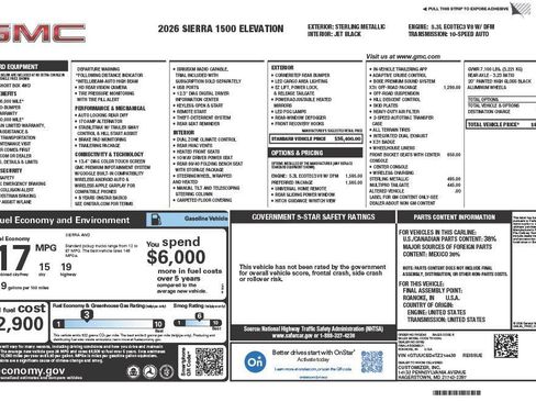 New 2026 GMC Sierra 1500 Elevation w/ Preferred Package image 5