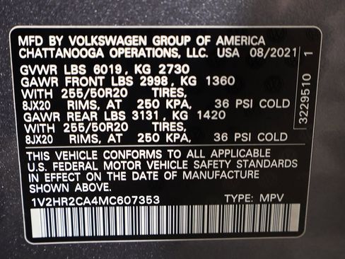 Used 2021 Volkswagen Atlas SE image 55