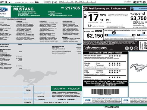 Used 2017 Ford Mustang GT Premium w/ GT Performance Package RWD image 26