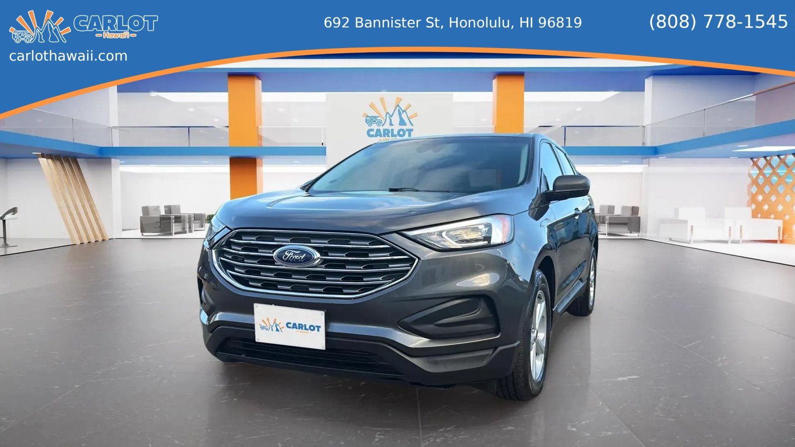 Used 2021 Ford Edge Titanium w/ Cargo Accessory Package FWD image 4