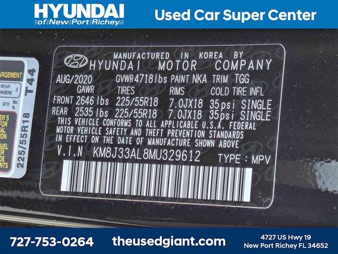 Certified 2021 Hyundai Tucson SEL w/ Cargo Package image 36