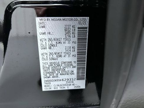 Certified 2025 Nissan Frontier SV AWD/4WD image 25