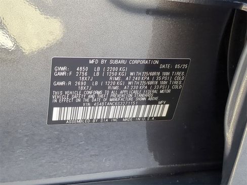 Certified 2025 Subaru Outback Limited w/ Popular Package #2 image 34