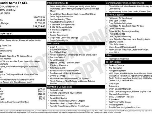 Used 2023 Hyundai Santa Fe SEL FWD image 2