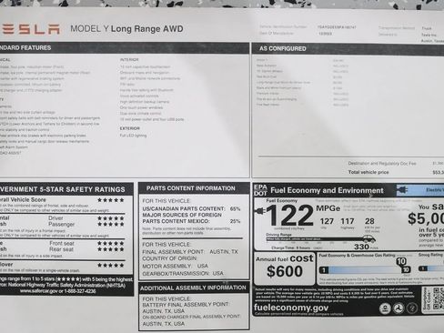 Used 2023 Tesla Model Y Long Range AWD/4WD image 41