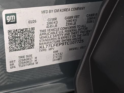 Certified 2026 Chevrolet Trax LS w/ LS Convenience Package FWD image 10