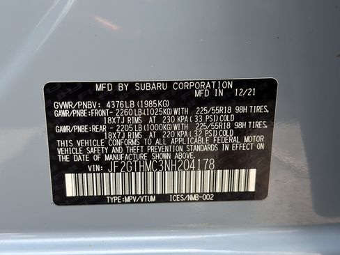 Used 2022 Subaru Crosstrek 2.5i Limited w/ Popular Package #4A AWD/4WD image 37